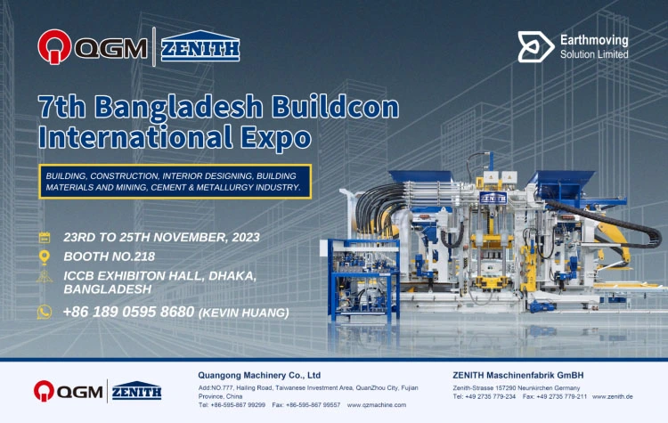 Rencontrez QGM-ZENITH sur la Buildcon Bangladesh 2023