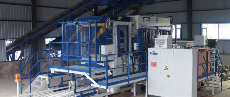 Un projet de production de briques autobloquantes en béton multicouche entièrement automatisé a été lancé en Afrique.